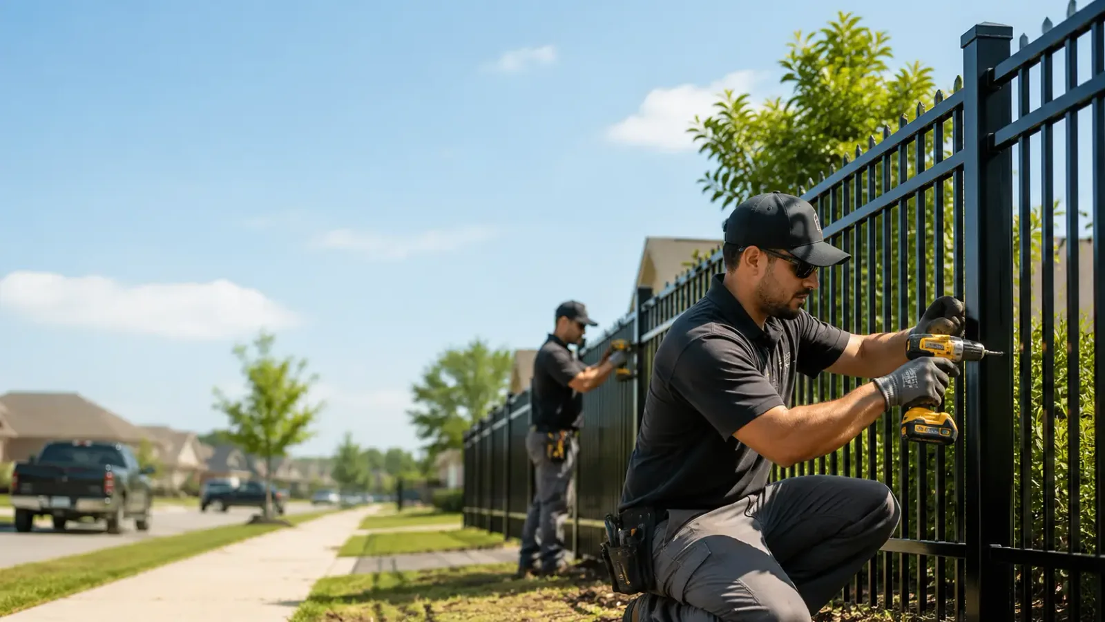 Metal Fence Installation in Glenmora, LA